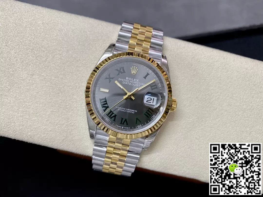 Rolex Datejust M126233-0035 36MM VS Factory Gray Dial
