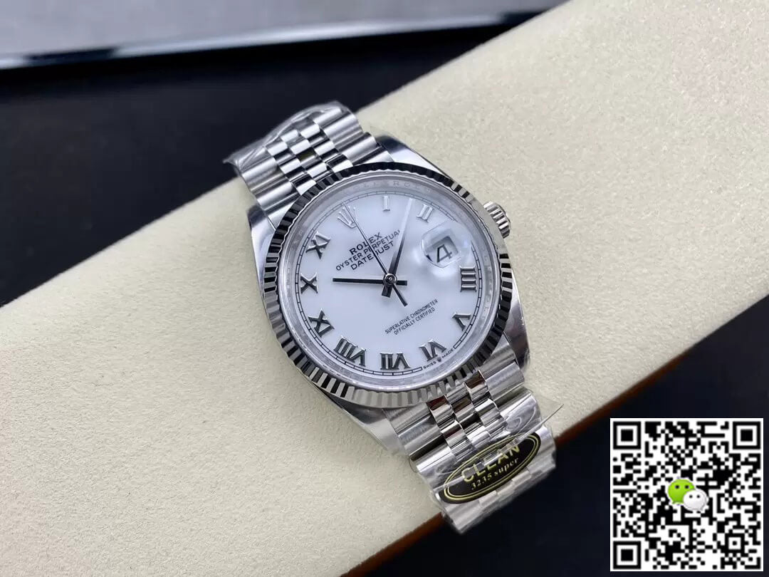 Rolex Datejust M126234-0025 36MM Clean Factory White Dial