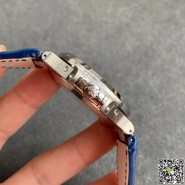 Patek Philippe Nautilus 5726/1A-014 GR Factory Blue Leather Strap