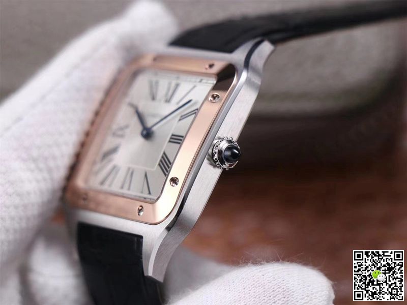 Cartier Santos Dumont W2SA0017 F1 Factory Silver Dial