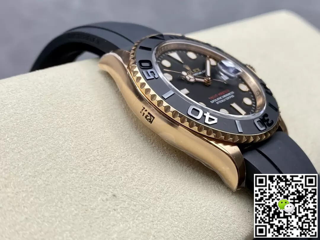 Rolex Yacht Master M126655-0002 Clean Factory Rose Gold Black Dial