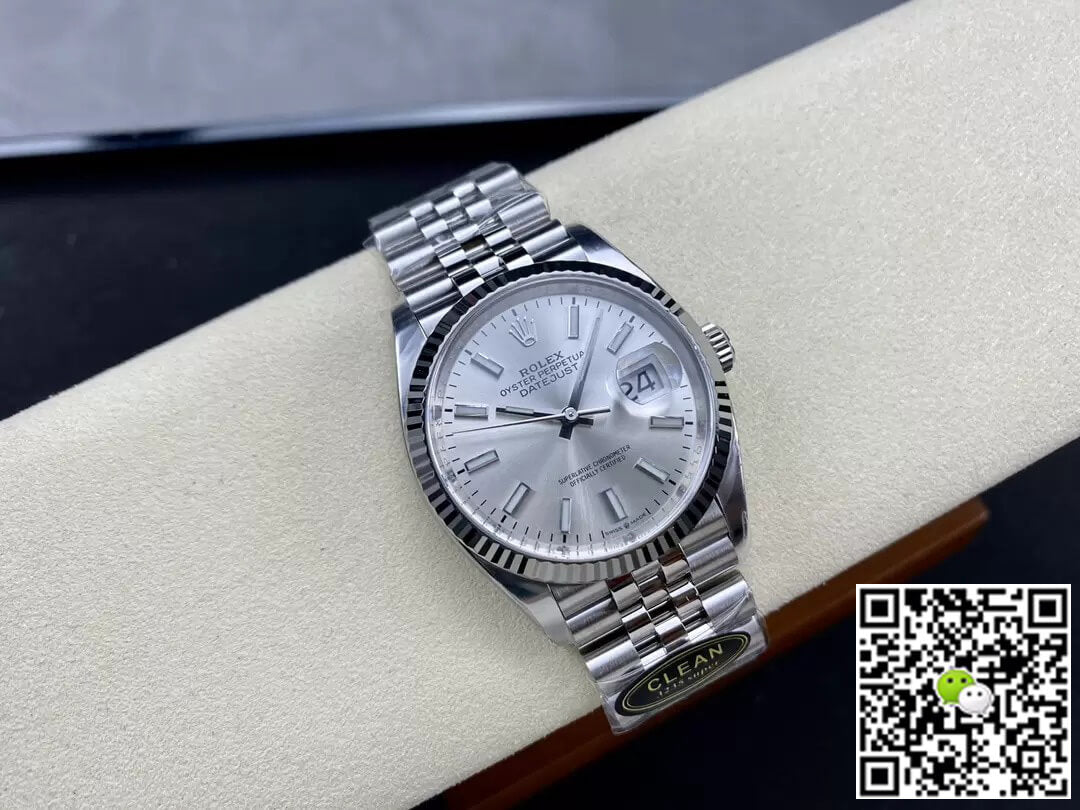 Rolex Datejust M126234-0013 36MM Clean Factory Silver Dial