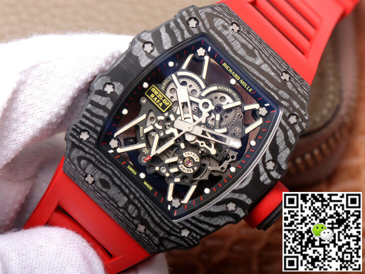 Richard Mille RM35-02 ZF Factory Red Rubber Strap