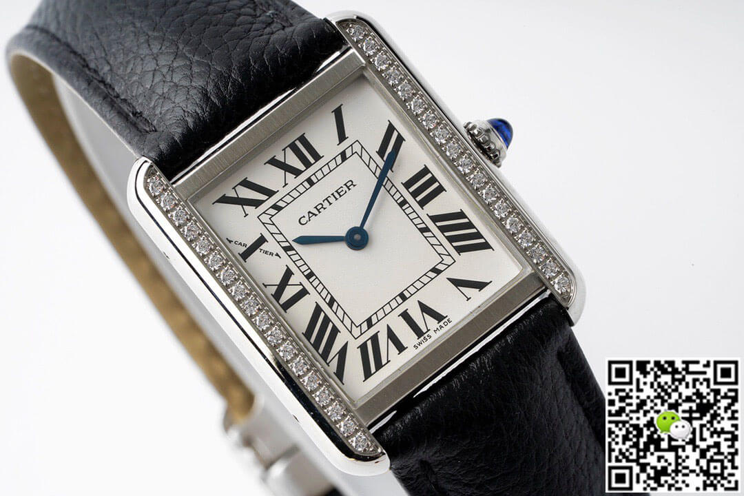 Cartier Tank Quartz AF Factory White Dial