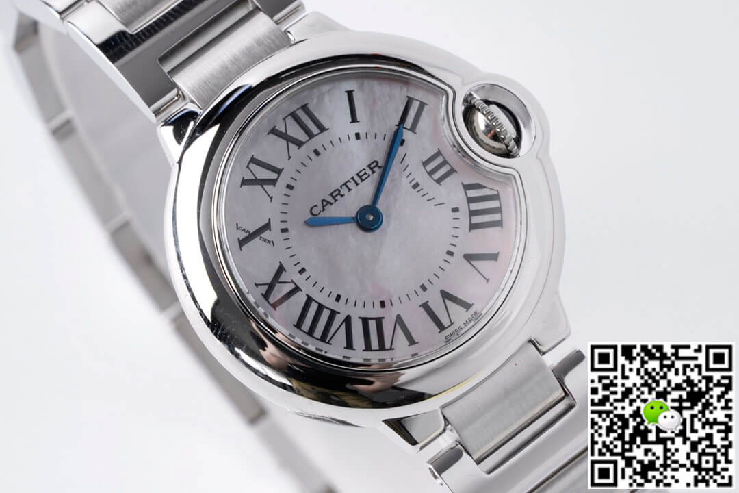 Ballon Bleu De Cartier 28MM AF Factory Stainless Steel Strap