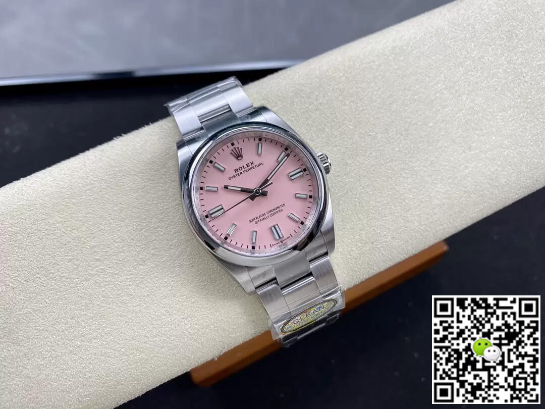 Rolex Oyster Perpetual M126000-0008 36MM Clean Factory Pink Dial