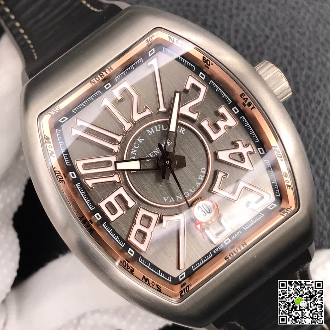 Franck Muller Vanguard V 45 SC DT TT BR 5N ZF Factory Titanium Metal