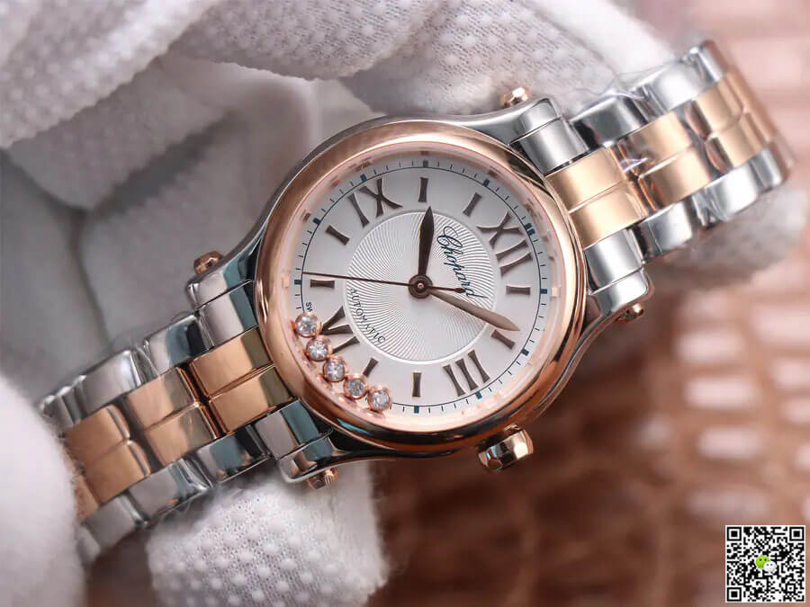 Chopard Happy Diamonds 278573-6014 YF Factory Rose Gold