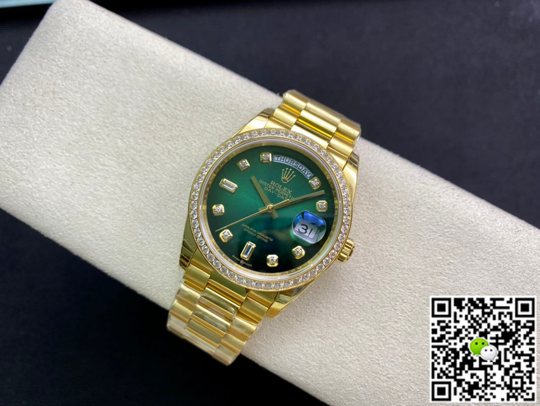 Rolex Day Date M128348RBR-0035 EW Factory Yellow Gold