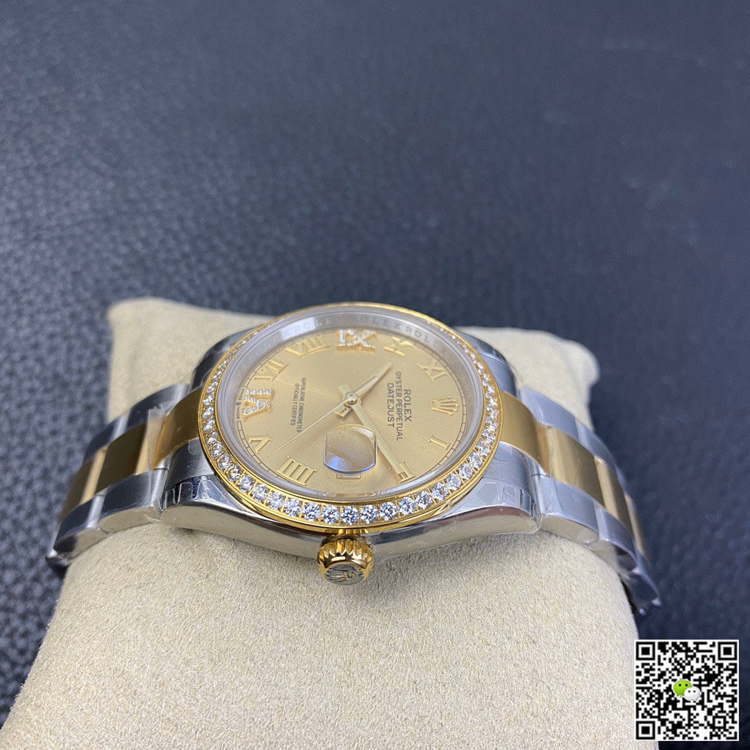 Rolex Datejust 126283 EW Factory Diamond Gold Dial