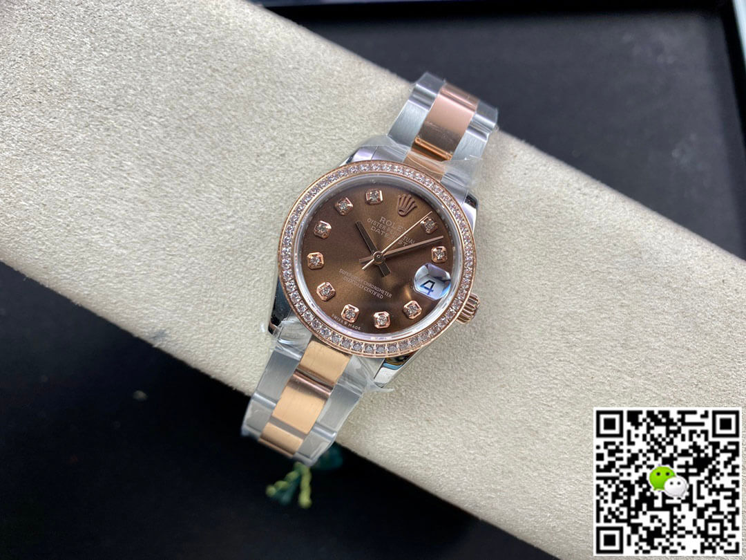 Rolex Datejust M278381RBR-0027 31MM EW Factory Diamond Bezel
