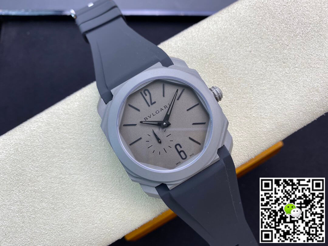 Bvlgari Octo Finissimo BV Factory V2 Rubber Strap