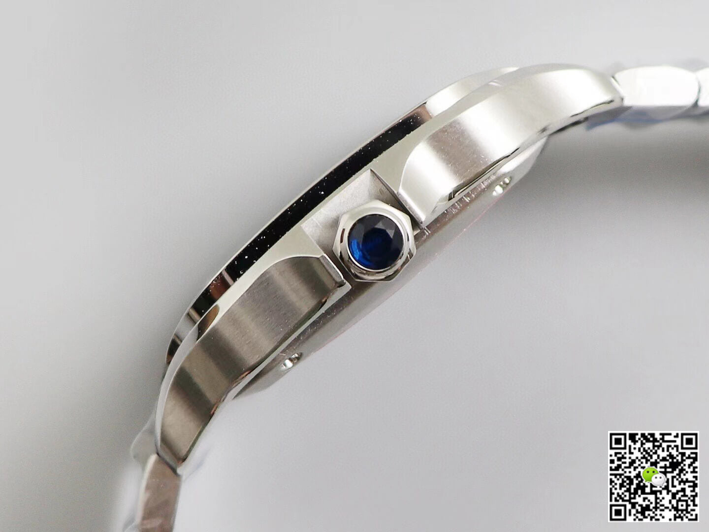 Cartier Santos WSSA0009 BV Factory White Dial
