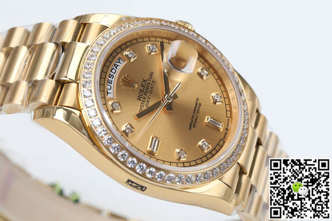 Rolex Day Date M128348RBR-0008 EW Factory Yellow Gold