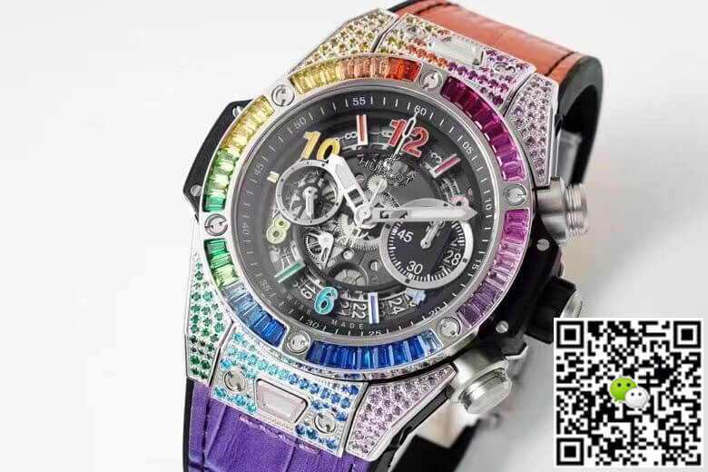 Hublot BIG BANG Unico 411.NX.1117.LR.0999 ZF Factory Coloured Gemstone Dial