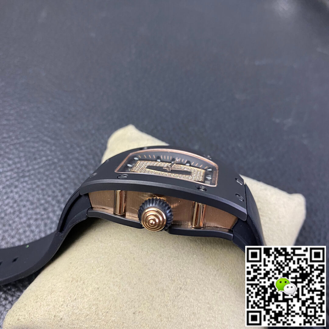 Richard Mille RM 07-01 RM Factory Black Rubber Strap