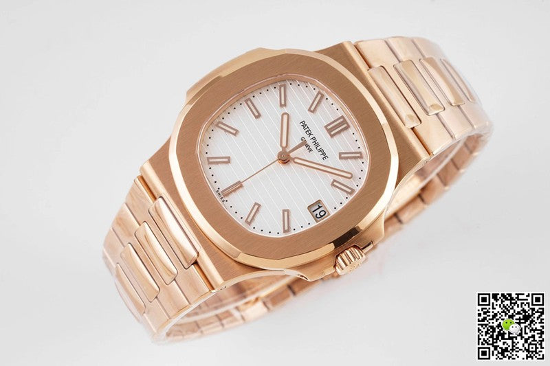 Patek Philippe Nautilus 5711/1R-001 PPF Factory V4 Rose Gold White Dial
