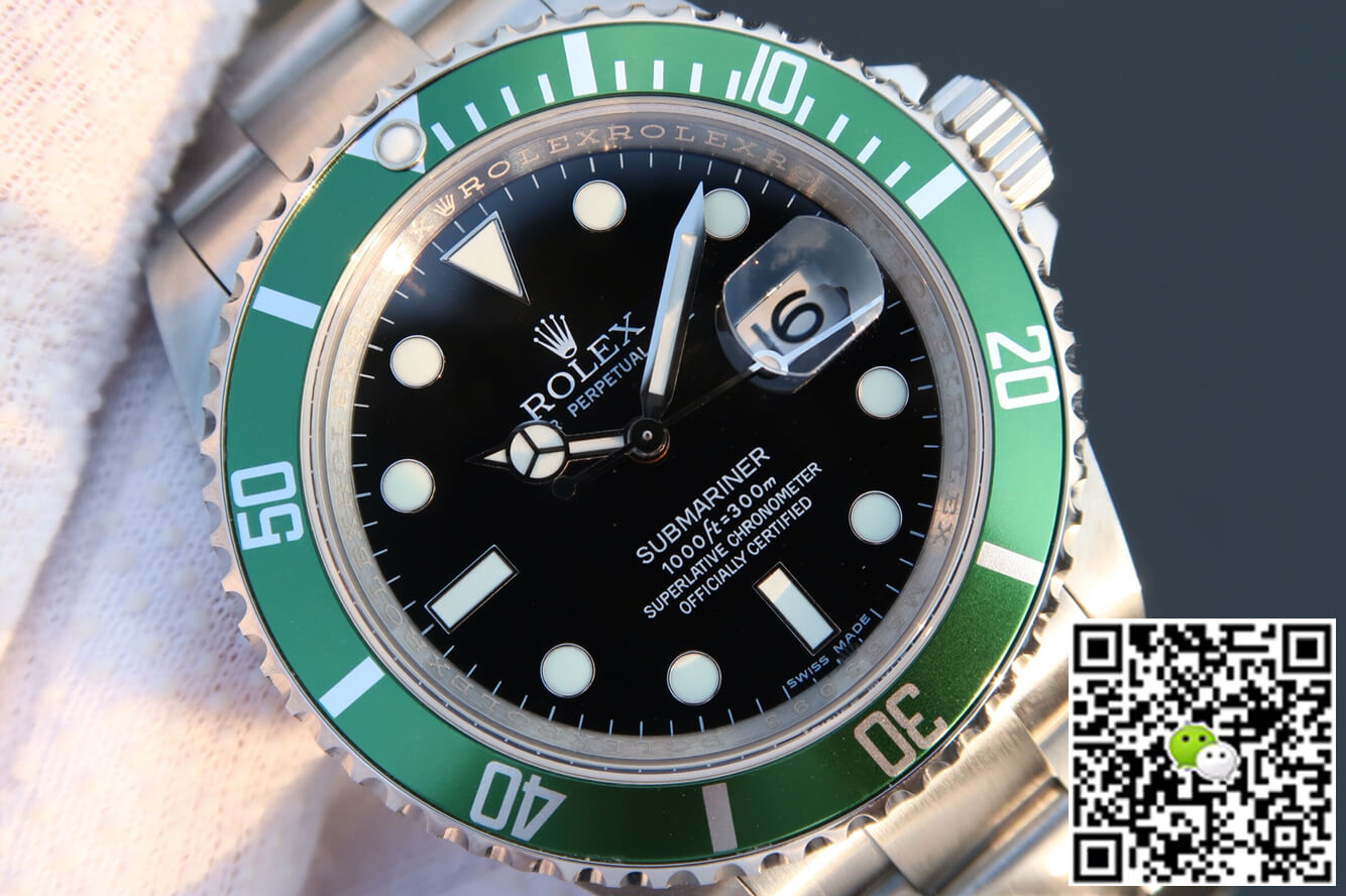 Rolex Submariner 16610LV-93250 JF Factory Green Bezel