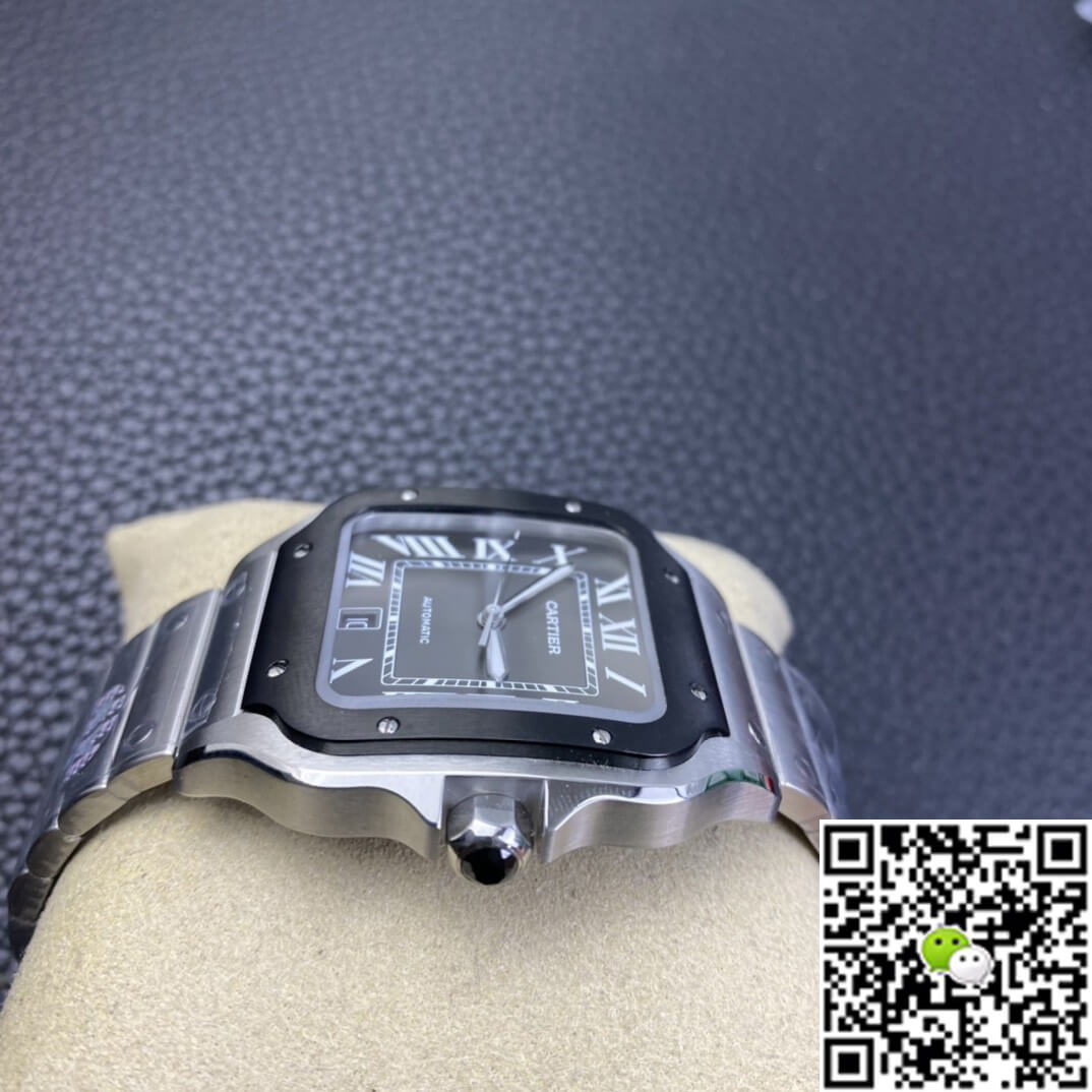 Cartier Santos WSSA0037 BV Factory Gray Dial
