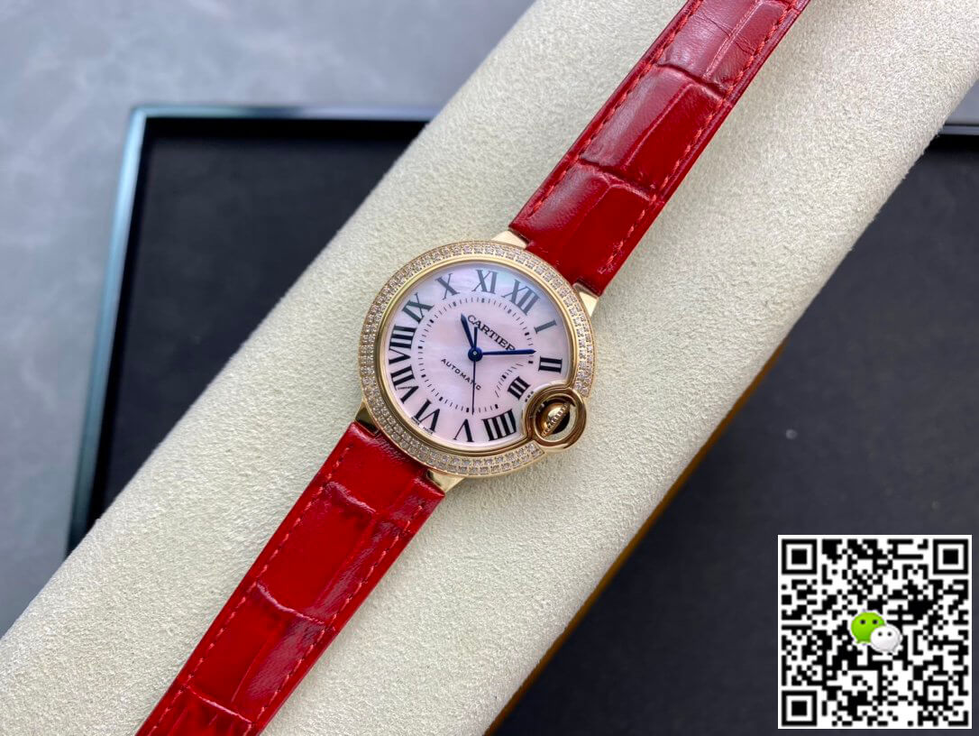 Ballon Bleu De Cartier 33MM WJBB0033 3K Factory Diamond Bezel