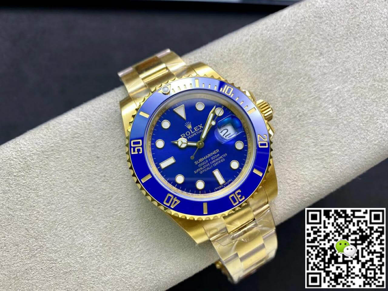 Rolex Submariner M116618LB-0003 VS Factory Yellow Gold