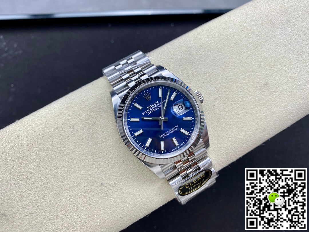 Rolex Datejust M126234-0017 36MM Clean Factory Blue Dial