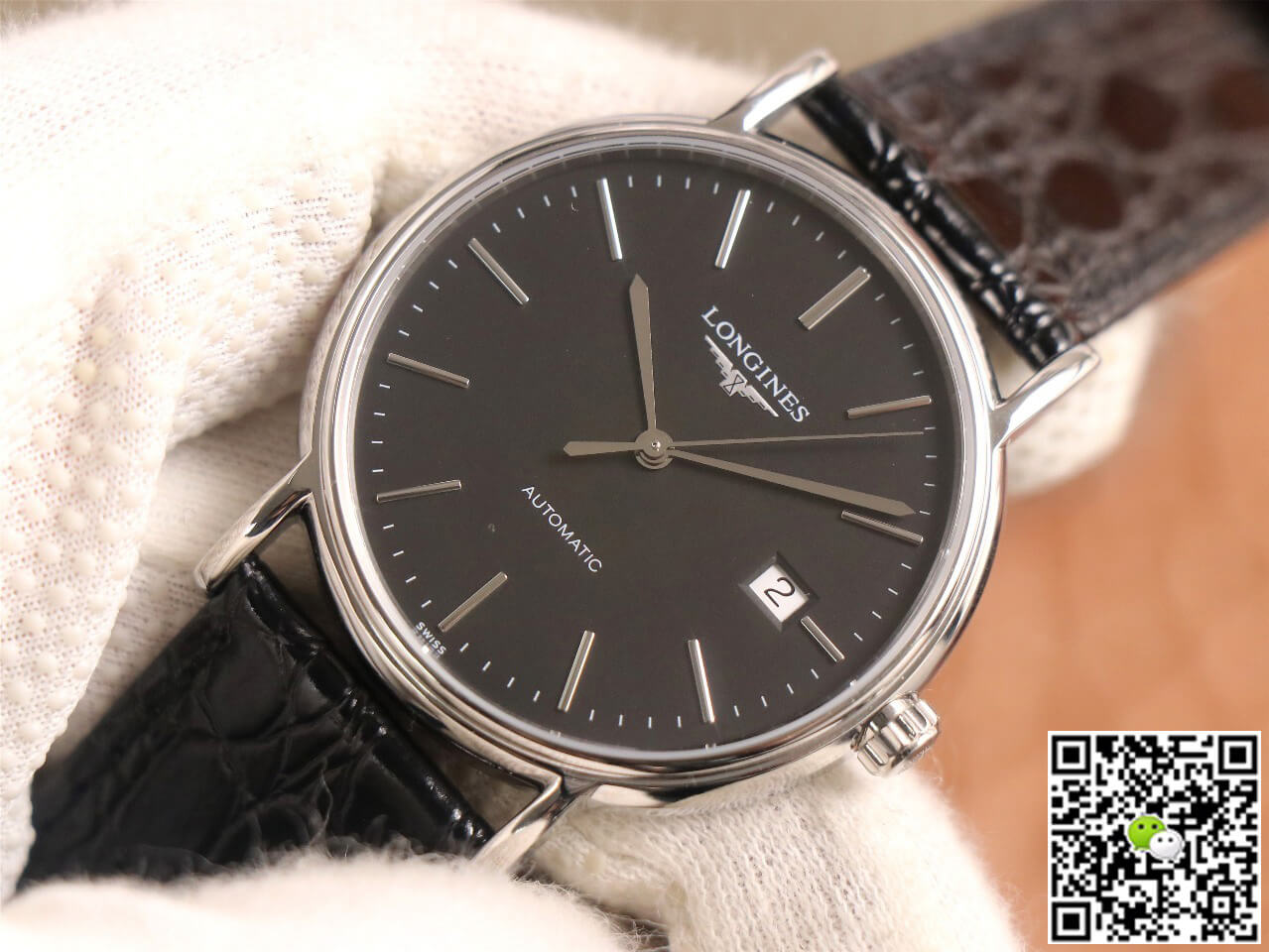 Longines Presence L4.921.4.52.2 KY factory Black Dial