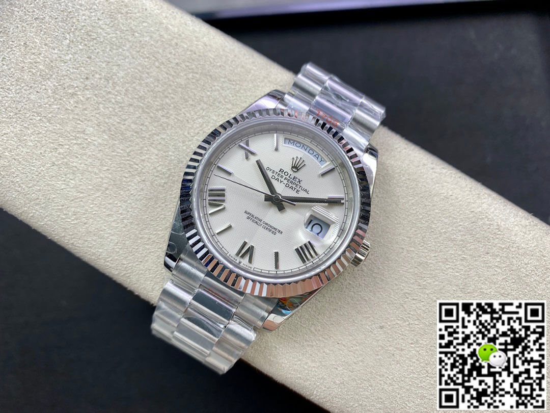 Rolex Day Date 228239-83419 EW Factory Silver Dial