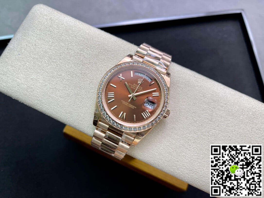 Rolex Day Date M228345RBR-0009 EW Factory Rose Gold