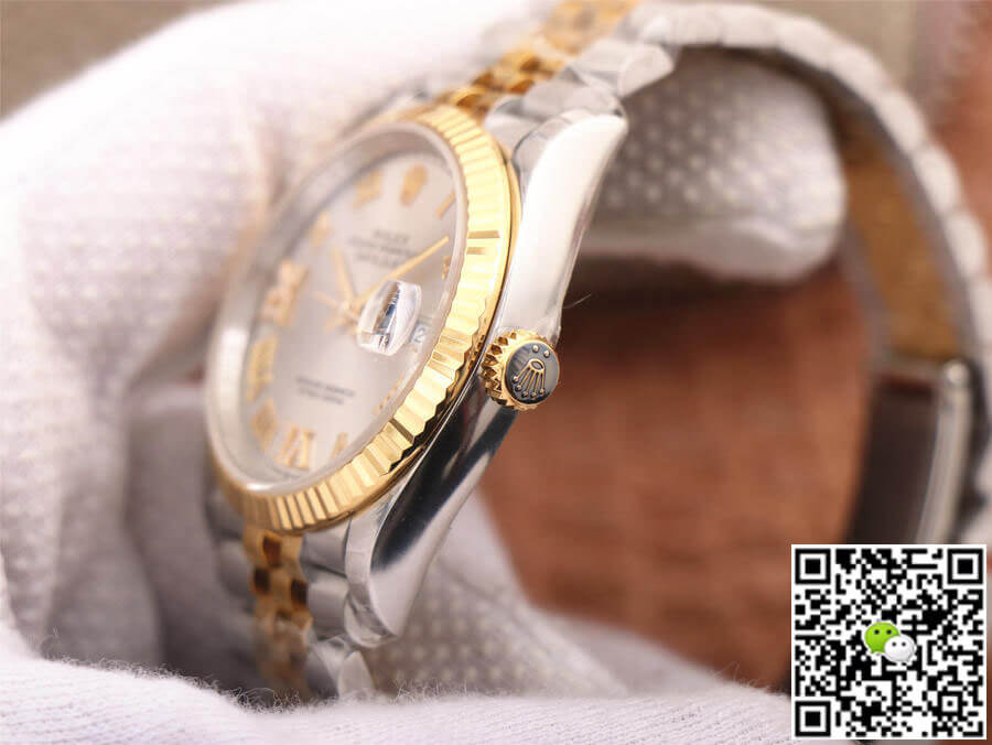 Rolex Datejust M126233-0031 EW Factory Yellow Gold Diamond Dial
