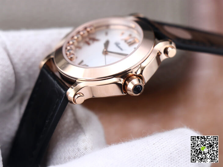 Chopard Happy Sport 278492 YF Factory White Dial Rose Gold