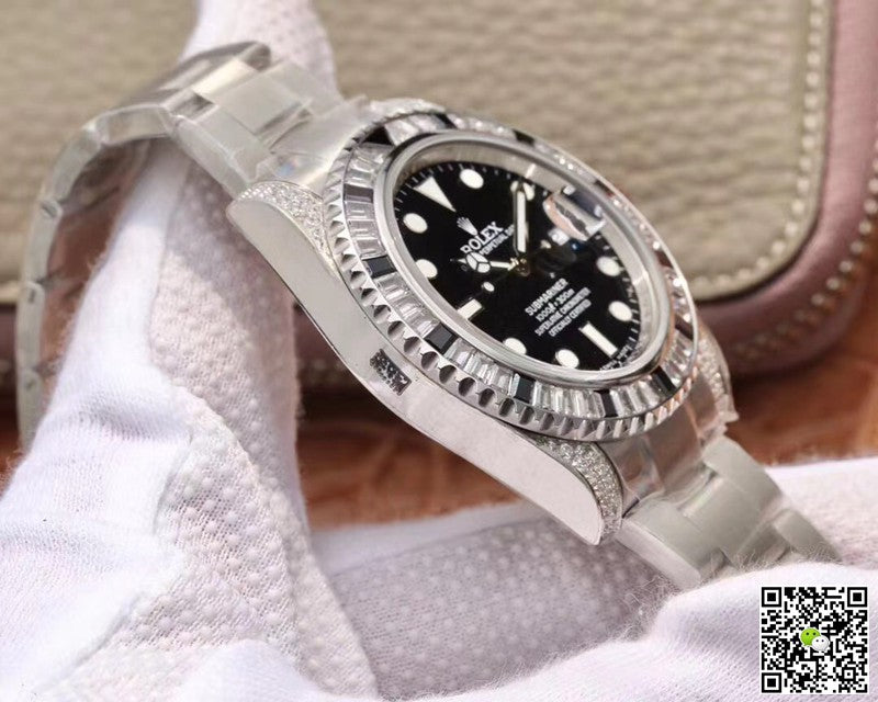 Rolex Submariner Date 116610LN Diamond Customized Edition GS Factory Black Dial
