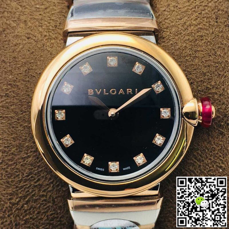 Bvlgari LVCEA BV Factory Diamond Black Dial
