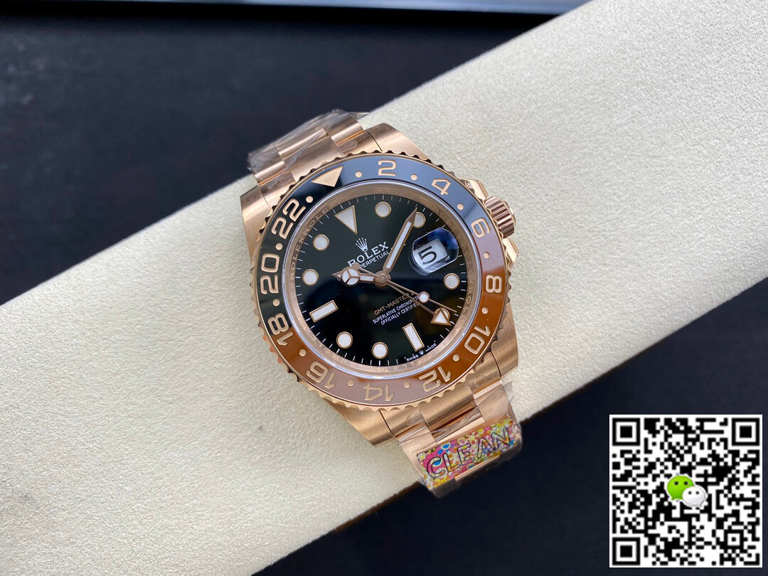 Rolex GMT Master II M126715CHNR-0001 Clean Factory Rose Gold