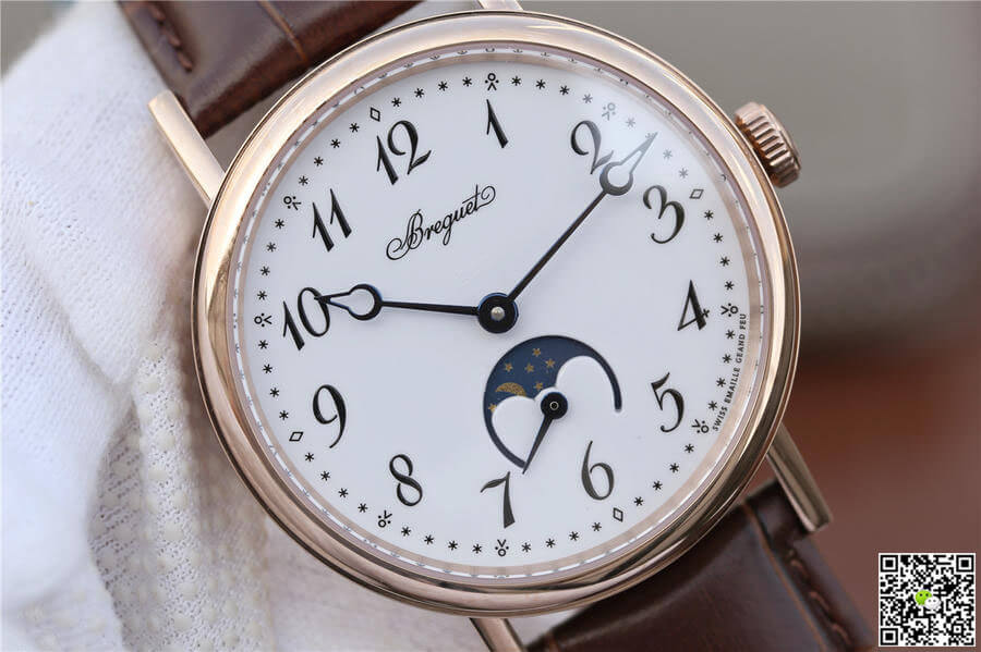 Breguet Classique Moonphase 9087BB TW Factory Rose Gold White Dial