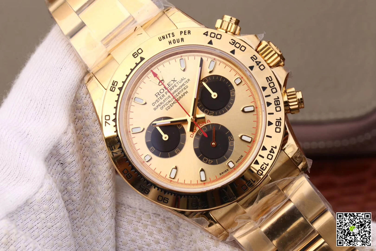 Rolex Daytona Cosmograph 116508 JH Factory Yellow Gold Dial
