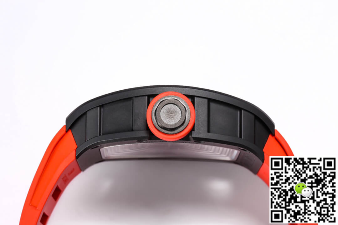 Richard Mille RM-055 BBR Factory Ceramic Case Red Strap