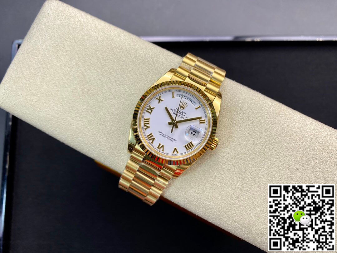 Rolex Day-Date M128238 EW Factory White Dial Roman Time Scale