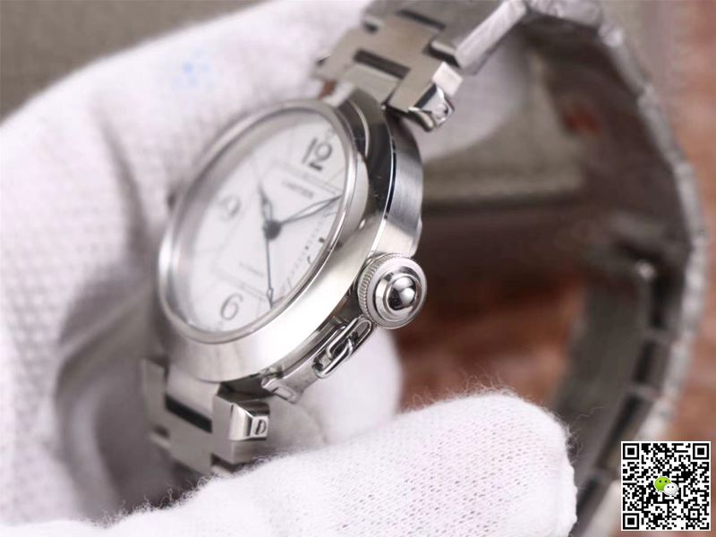Cartier Pasha W31074M7 V9 Factory White Dial
