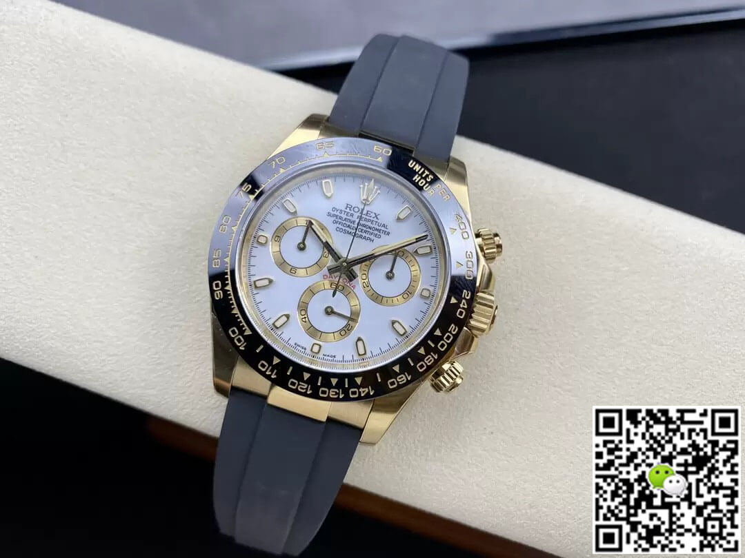 Rolex Cosmograph Daytona M116518LN-0041 Clean Factory Rubber Strap