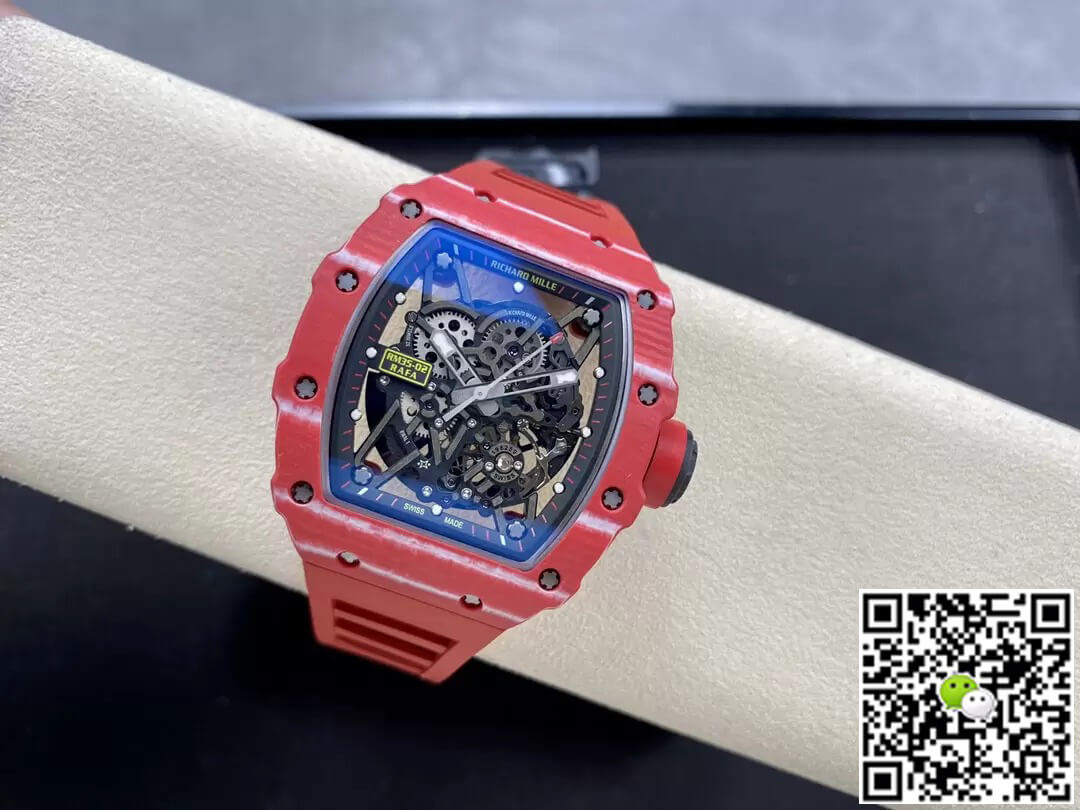 Richard Mille RM35-02 T+ Factory Red Carbon Fiber Skeleton Dial