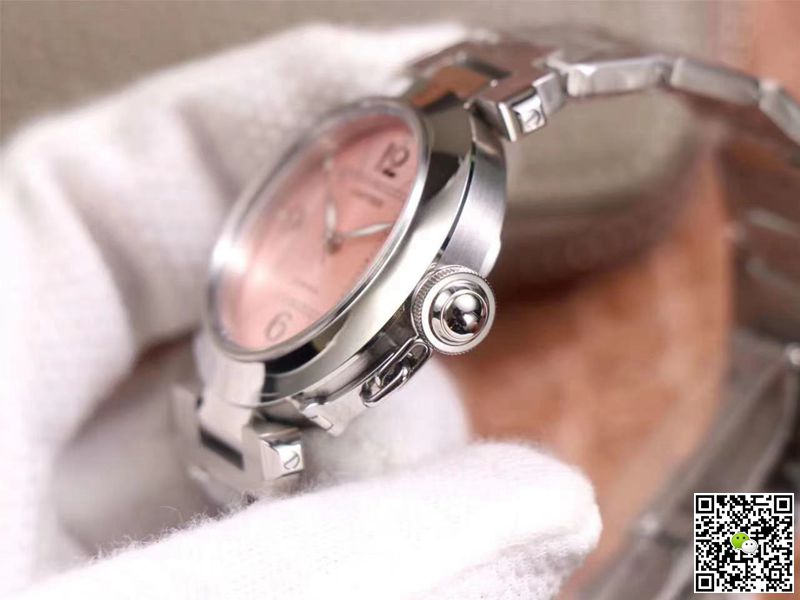 Cartier Pasha W31075M7 V9 Factory Pink Dial