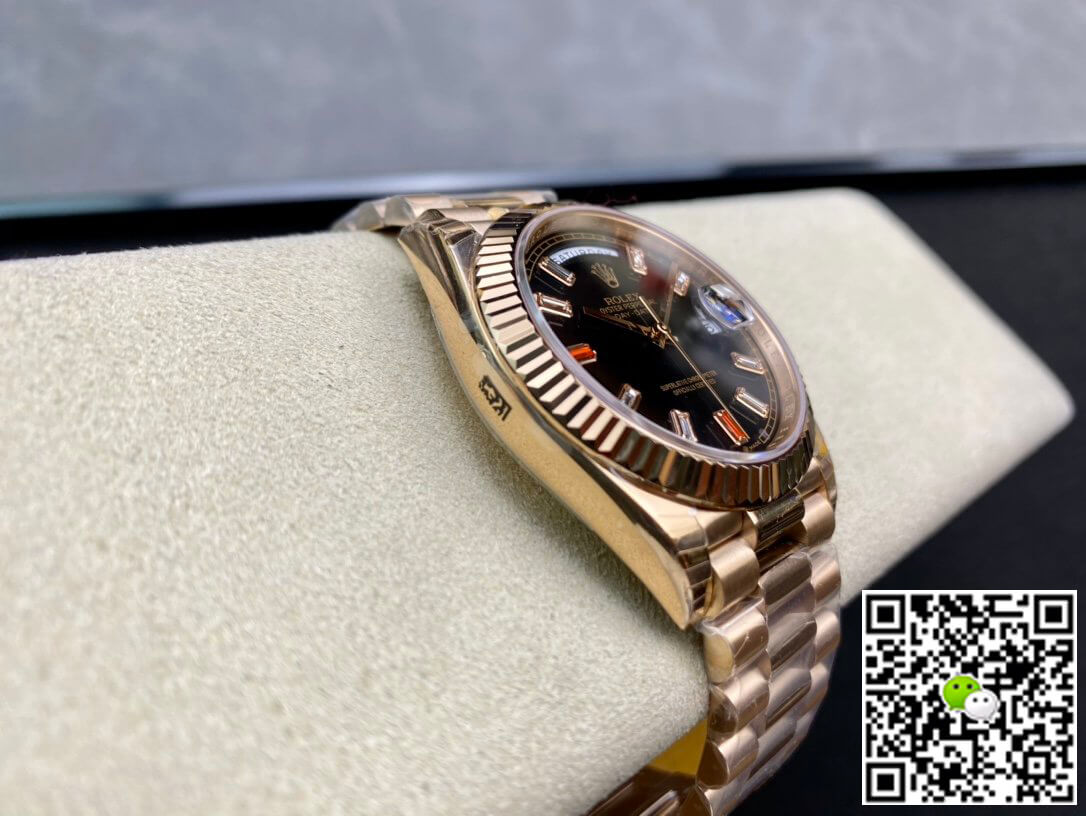 Rolex Day Date 40MM EW Factory Black Dial