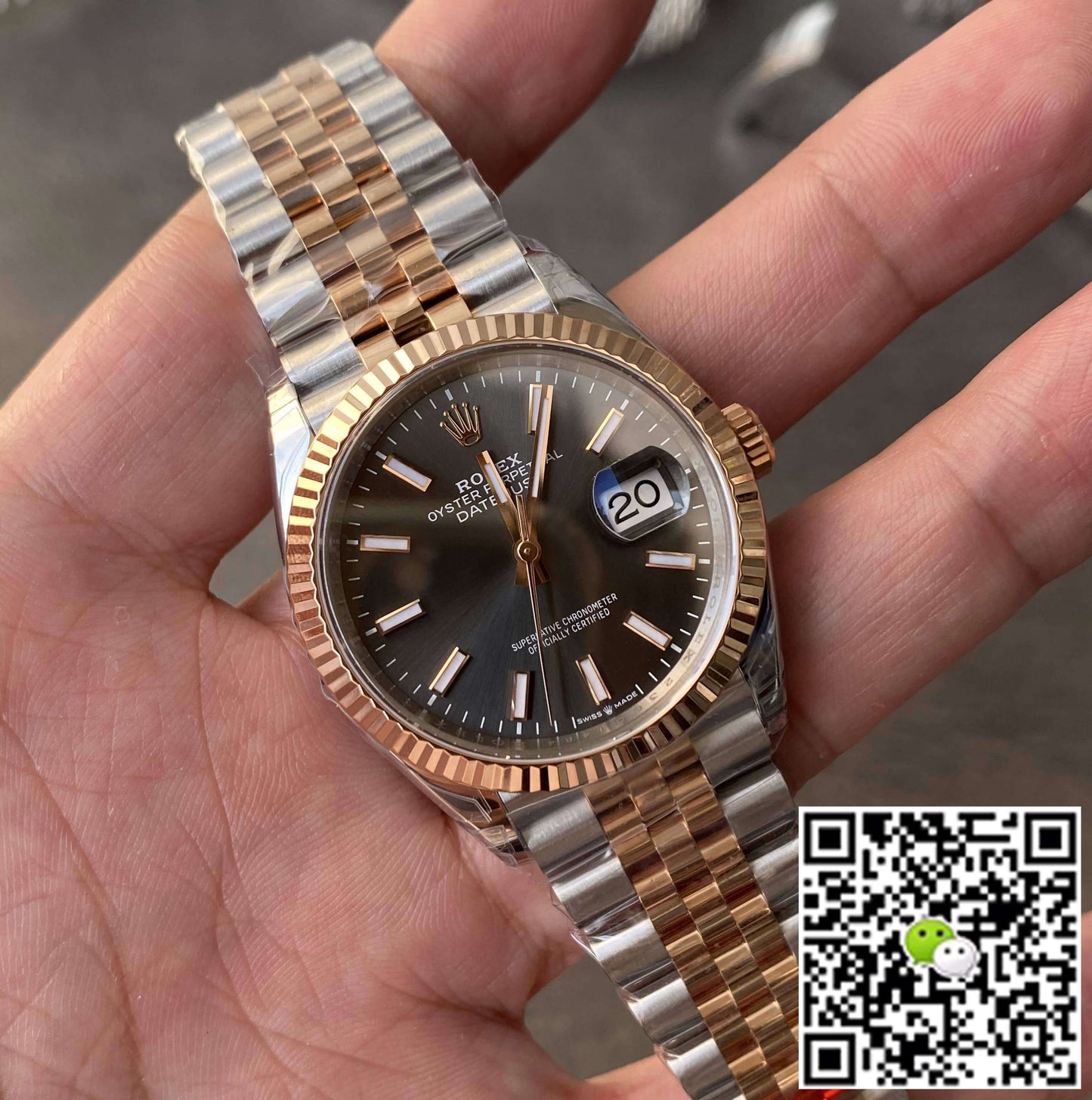 Rolex Datejust M126231-0013 36MM VS Factory Rose Gold