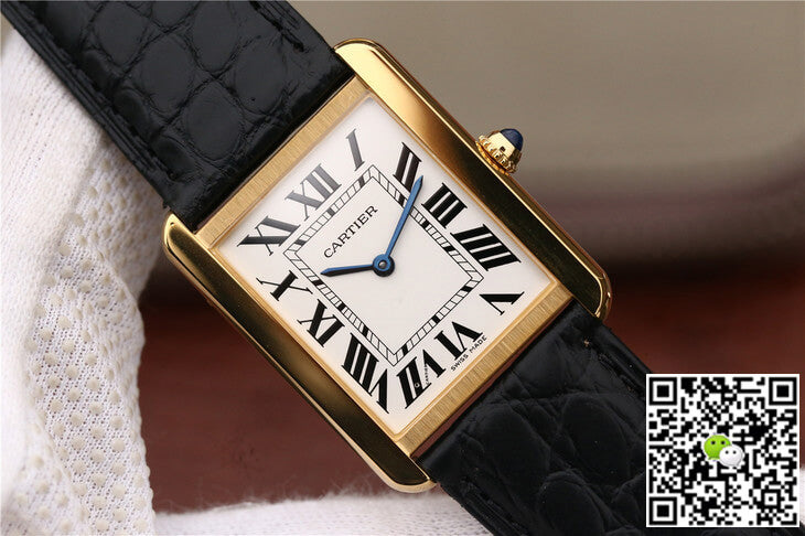Cartier Tank W5200002 K11 Factory White Dial
