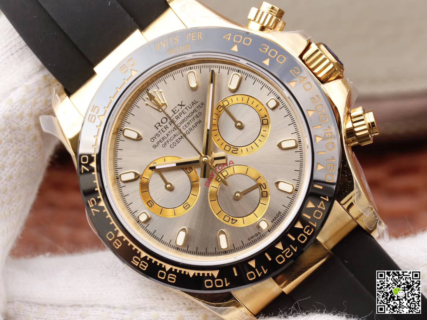 Rolex Daytona Cosmograph 116518LN JH Factory Silver Gray Dial