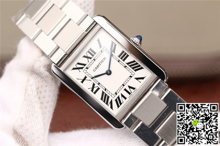 Cartier Tank W5200013 K11 Factory White Dial