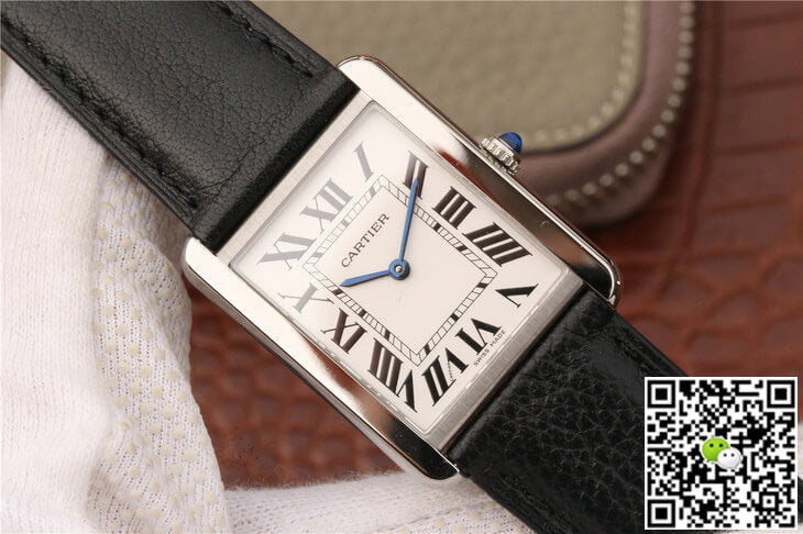 Cartier Tank WSTA0028 K11 Factory White Dial