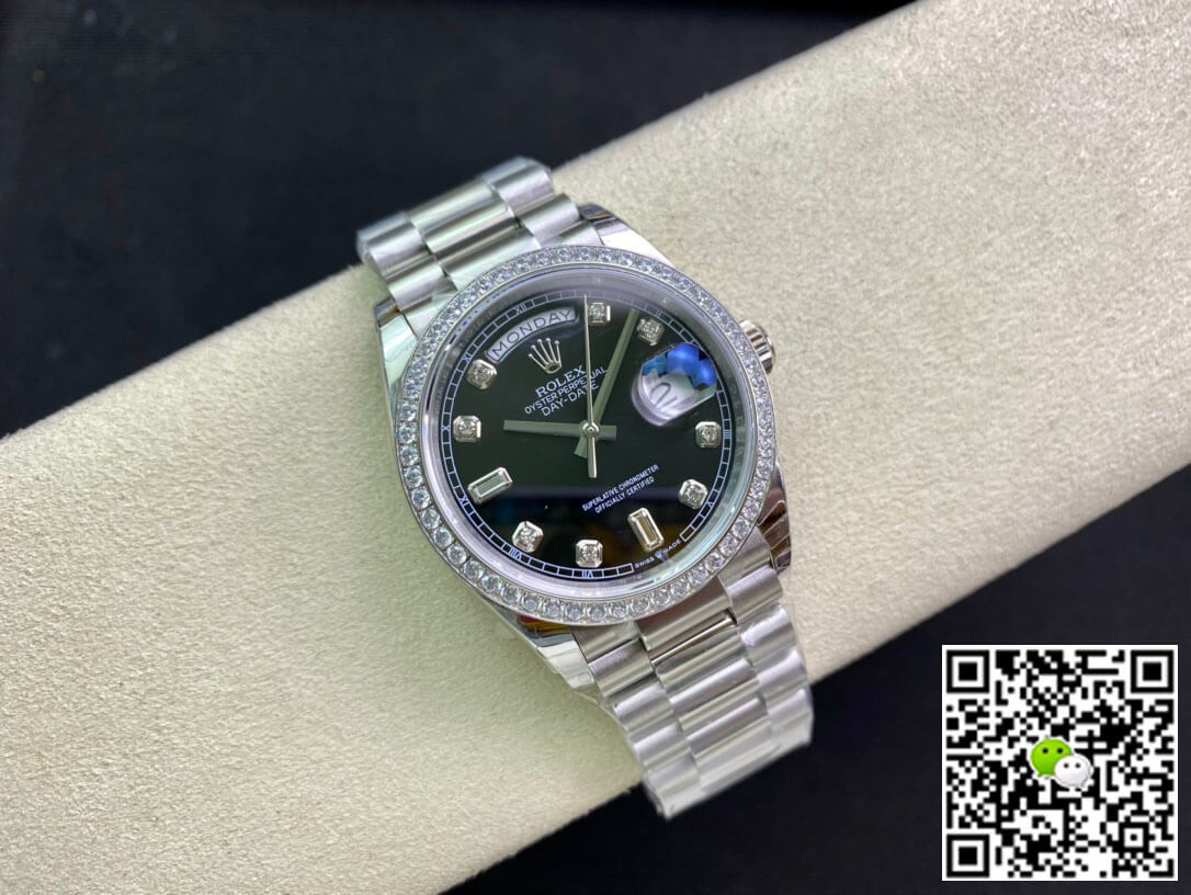 Rolex Day Date 118346 36MM EW Factory Diamond-set Bezel