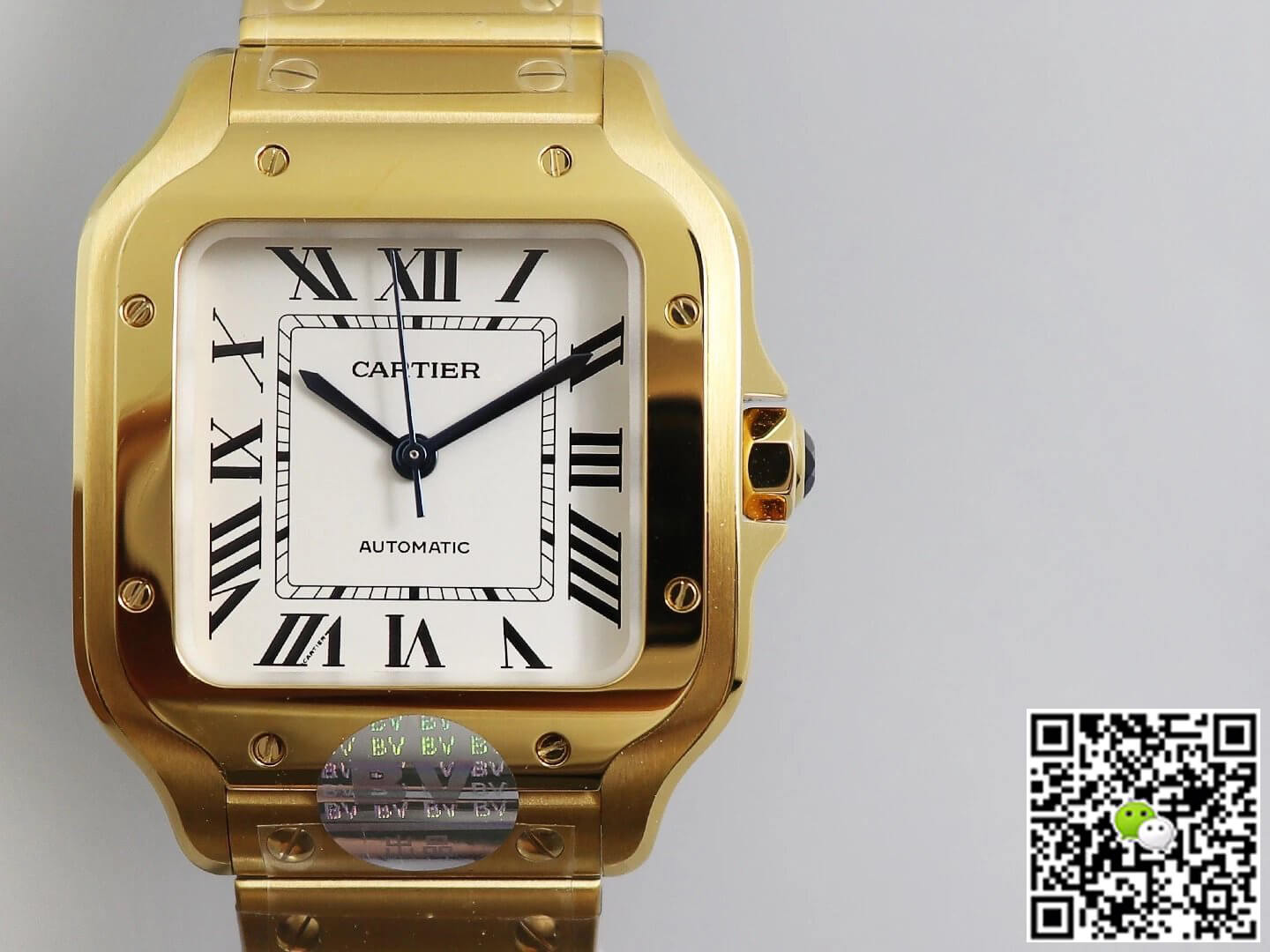 Cartier De Santos W20112Y1 BV Factory Yellow Gold